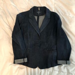 LOFT denim blazer